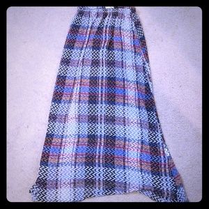 LUSH Long Lovely Skirt w/short skirt underneath